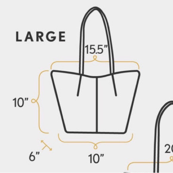 Portland leather large Devan in Bone - Picture 7 of 7